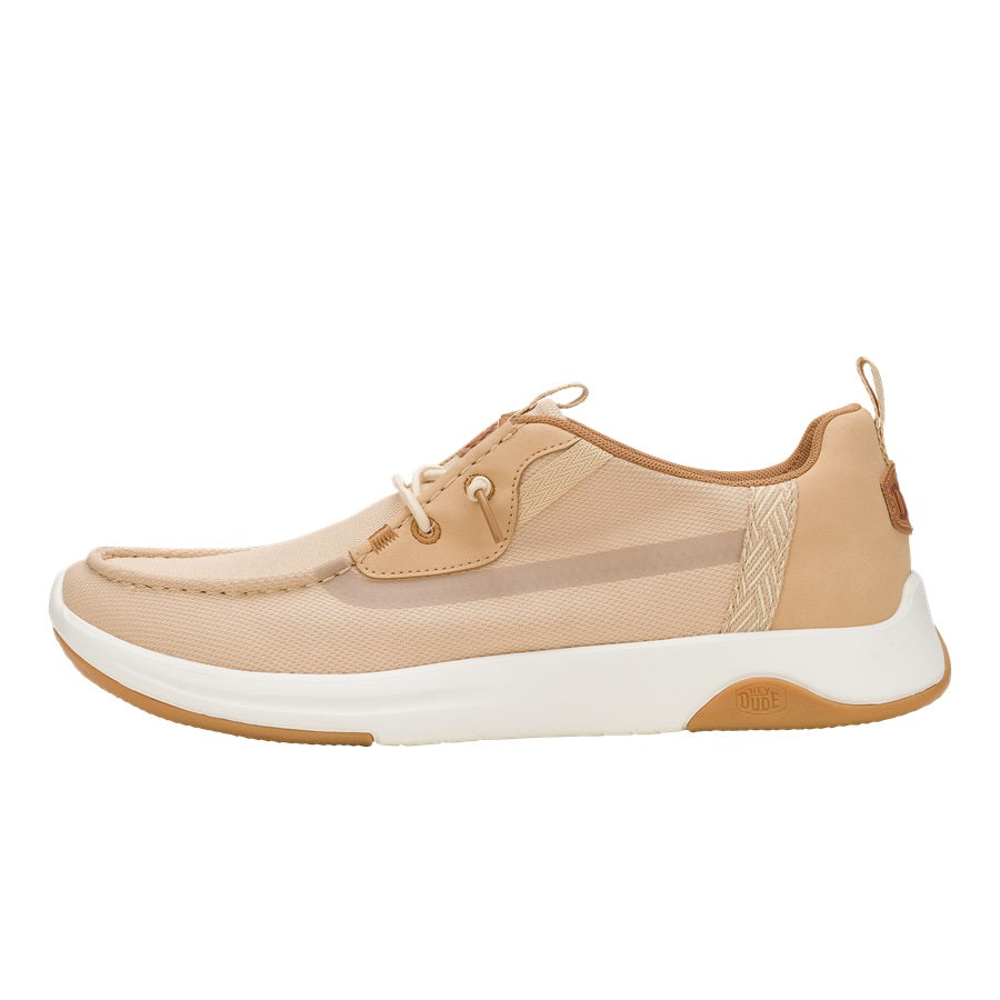 Men Wally Drift Mesh - Irish Cream/White | HEYDUDE
