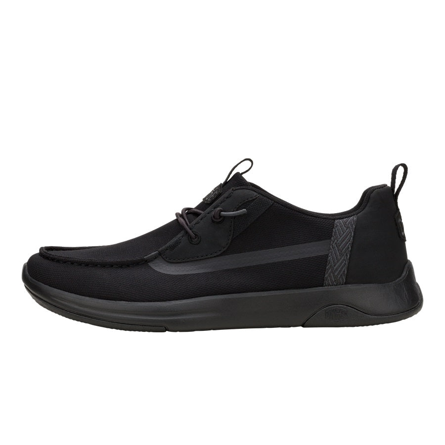 Men Wally Drift Mesh - Black/Black | HEYDUDE