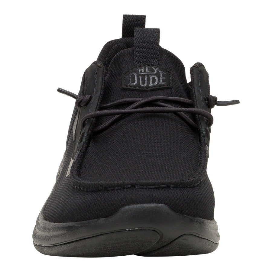 Men Wally Drift Mesh - Black/Black | HEYDUDE