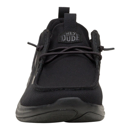 Men Wally Drift Mesh - Black/Black | HEYDUDE