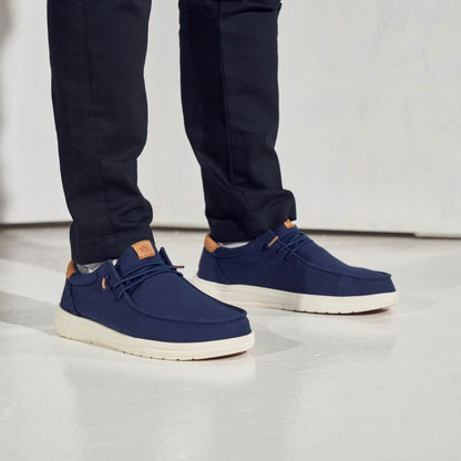 Men Paul Canvas - Navy Blazer | HEYDUDE