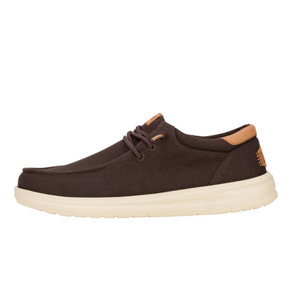 Men Paul Canvas - Brown/Wood Ash | HEYDUDE