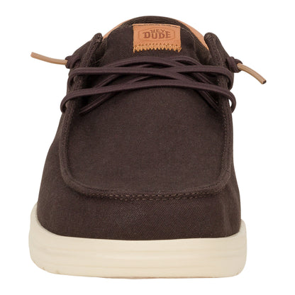 Men Paul Canvas - Brown/Wood Ash | HEYDUDE