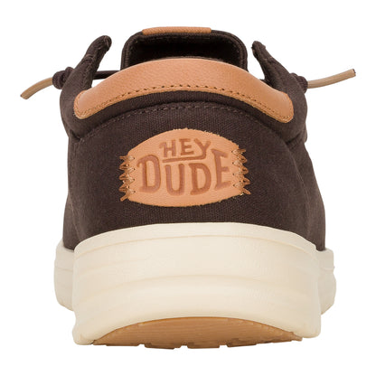 Men Paul Canvas - Brown/Wood Ash | HEYDUDE