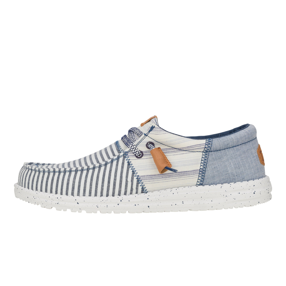 Men Wally Tri Nu Prep - Sargasso Blue/White | HEYDUDE