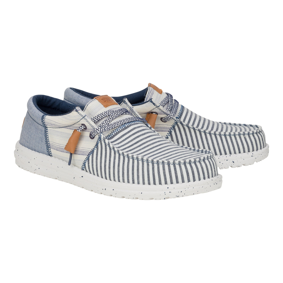 Men Wally Tri Nu Prep - Sargasso Blue/White | HEYDUDE