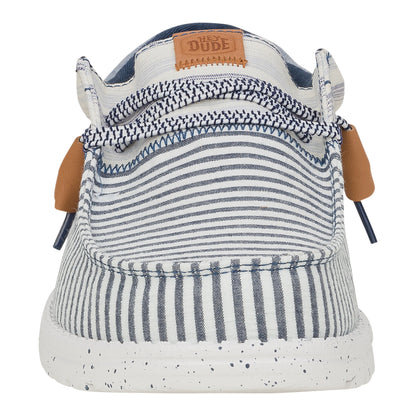 Men Wally Tri Nu Prep - Sargasso Blue/White | HEYDUDE