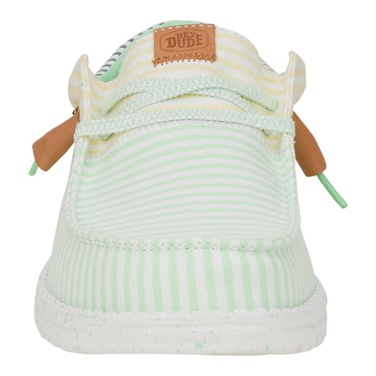 Men Wally Tri Nu Prep - Green Ash/Multi | HEYDUDE
