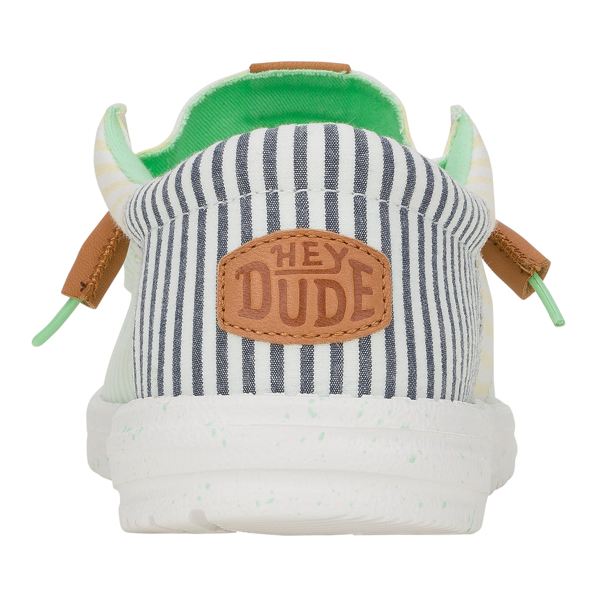 Men Wally Tri Nu Prep - Green Ash/Multi | HEYDUDE
