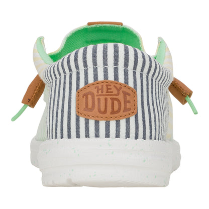 Men Wally Tri Nu Prep - Green Ash/Multi | HEYDUDE