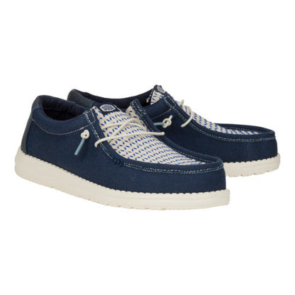 Men Wally Woven - Navy Blazer/Egret | HEYDUDE
