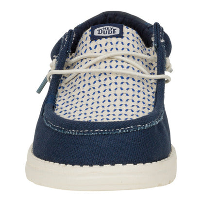Men Wally Woven - Navy Blazer/Egret | HEYDUDE