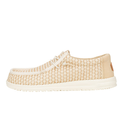 Men Wally Woven - Egret/Irish Cream | HEYDUDE