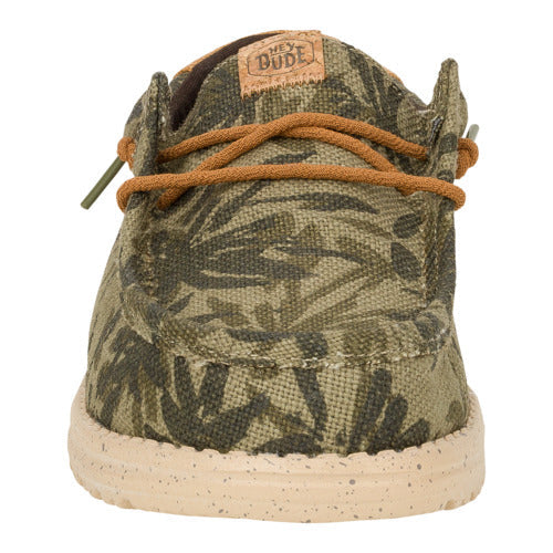Men Wally Palm Jute - Burnt Olive/Ginger Brown | HEYDUDE