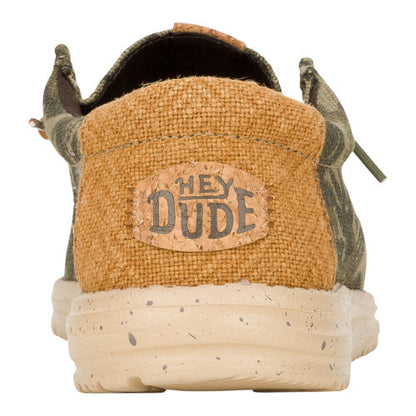 Men Wally Palm Jute - Burnt Olive/Ginger Brown | HEYDUDE