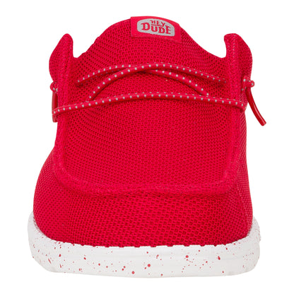 Men Wally Slip Varsity - Red/Grey | HEYDUDE