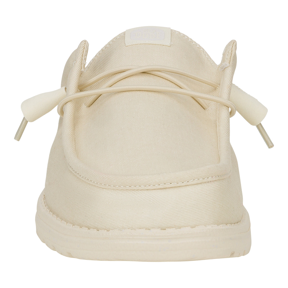 Men Wally Slip Stretch Canvas - Bone White | HEYDUDE