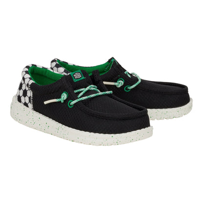 Kids Wally Funk Youth Sports - Black | HEYDUDE