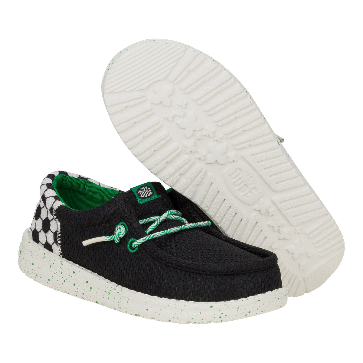 Kids Wally Funk Youth Sports - Black | HEYDUDE