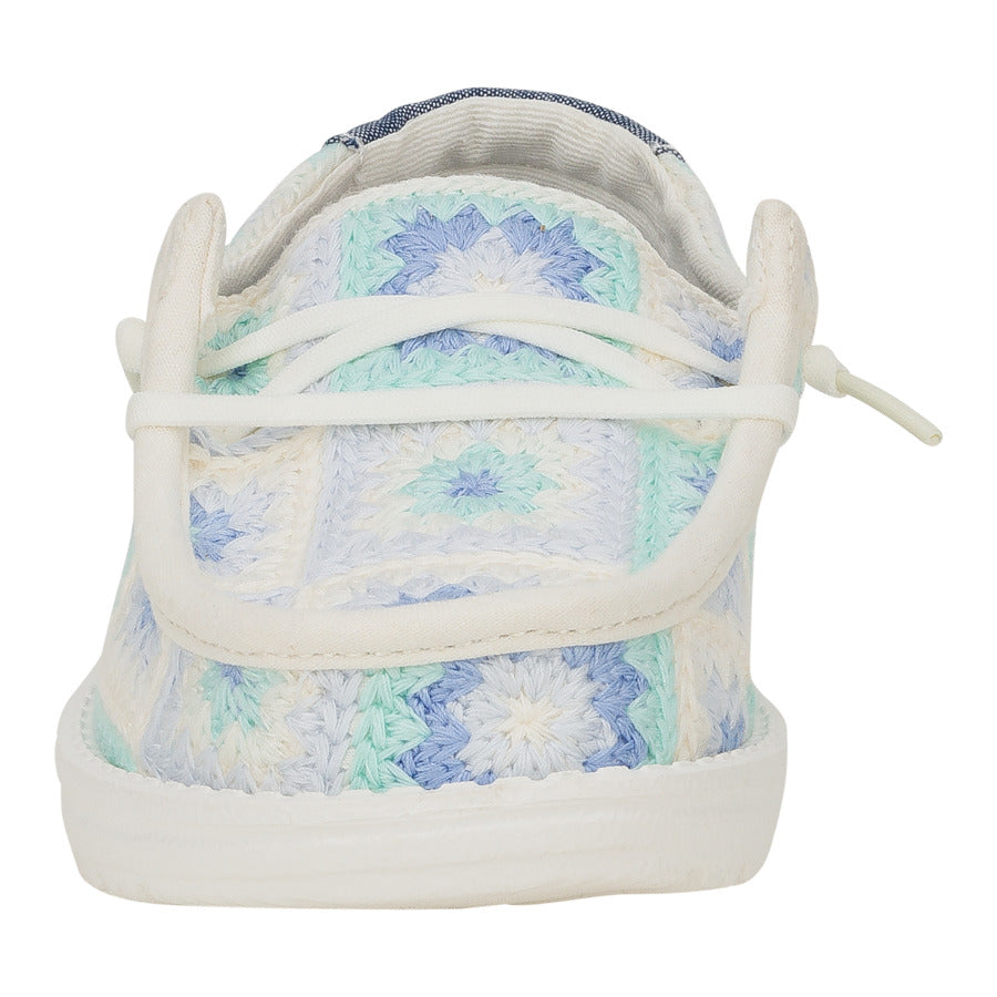Kids Wendy Youth Cottage Crochet - Bay Blue/Multi | HEYDUDE