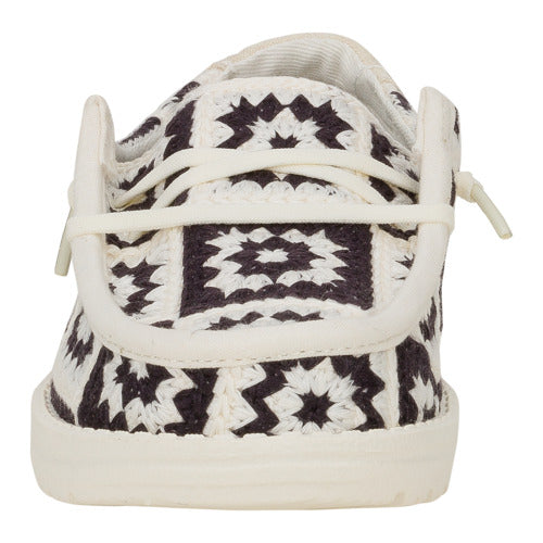 Kids Wendy Youth Cottage Crochet - Black/Multi | HEYDUDE