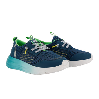 Kids Sirocco Play Youth Sport Block - Navy/Light Blue | HEYDUDE