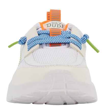 Kids Sirocco Play Youth Sport Block - White/Blue | HEYDUDE