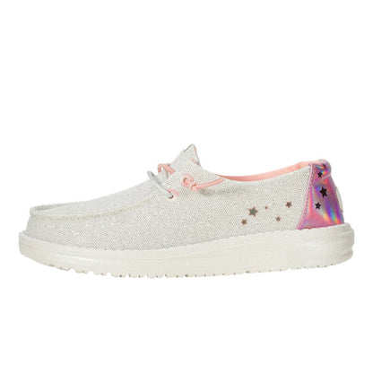 Kids Wendy Youth Iridescent Star - Silver | HEYDUDE