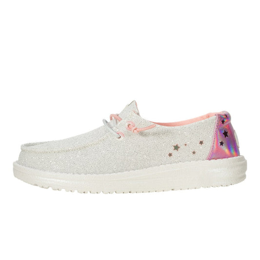 Kids Wendy Youth Iridescent Star - Silver | HEYDUDE