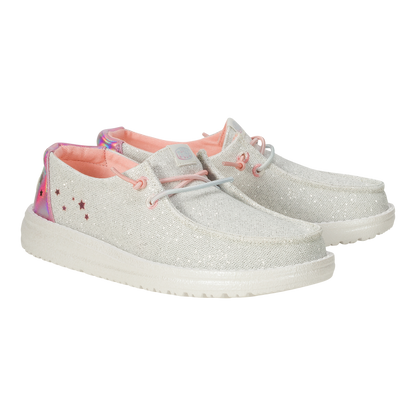 Kids Wendy Youth Iridescent Star - Silver | HEYDUDE
