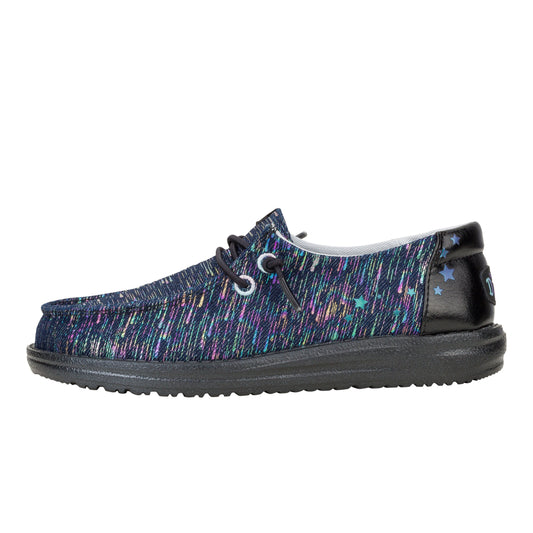 Kids Wendy Youth Iridescent Star - Black | HEYDUDE