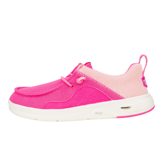 Kids Wally Youth Hey2O Classic - Pink Glo/Light Pink | HEYDUDE