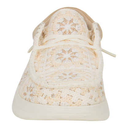 Women Wendy Comf Cottage Crochet - Tan/Multi | HEYDUDE