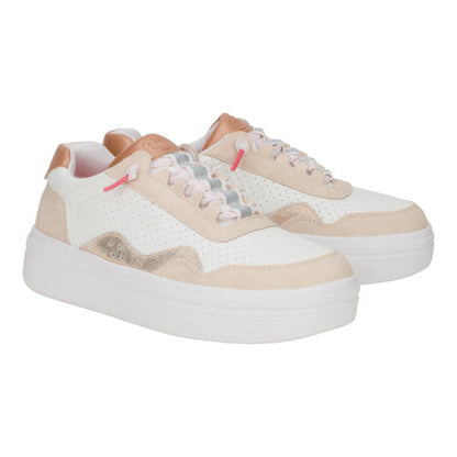 Women Hudson Lift Sport Shimmer - Whisper Pink/White/Rose Gold | HEYDUDE