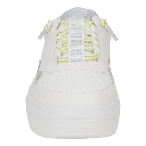 Women Hudson Lift Sport Shimmer - White/Dawn Blue | HEYDUDE