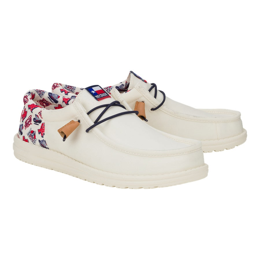 Men Wally Funk True Texas - Off White | HEYDUDE