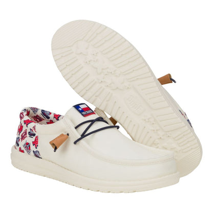 Men Wally Funk True Texas - Off White | HEYDUDE