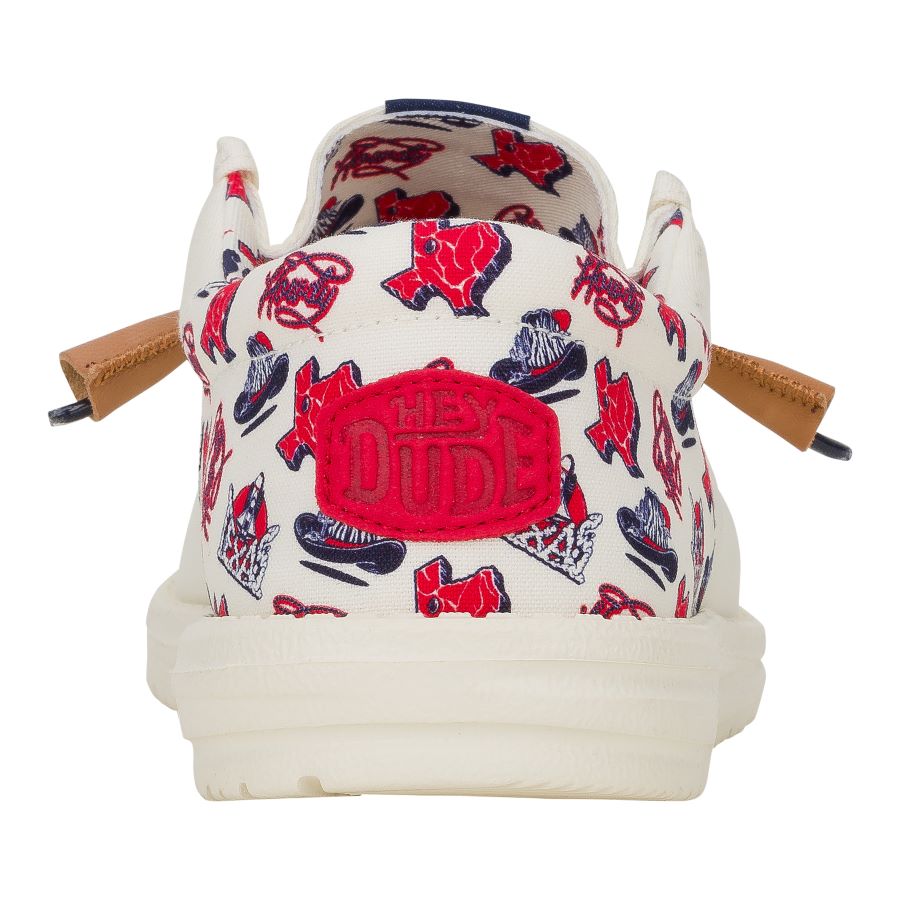 Men Wally Funk True Texas - Off White | HEYDUDE