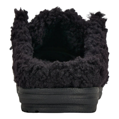 Men Wally Slipper - Cozy Black/Black | HEYDUDE