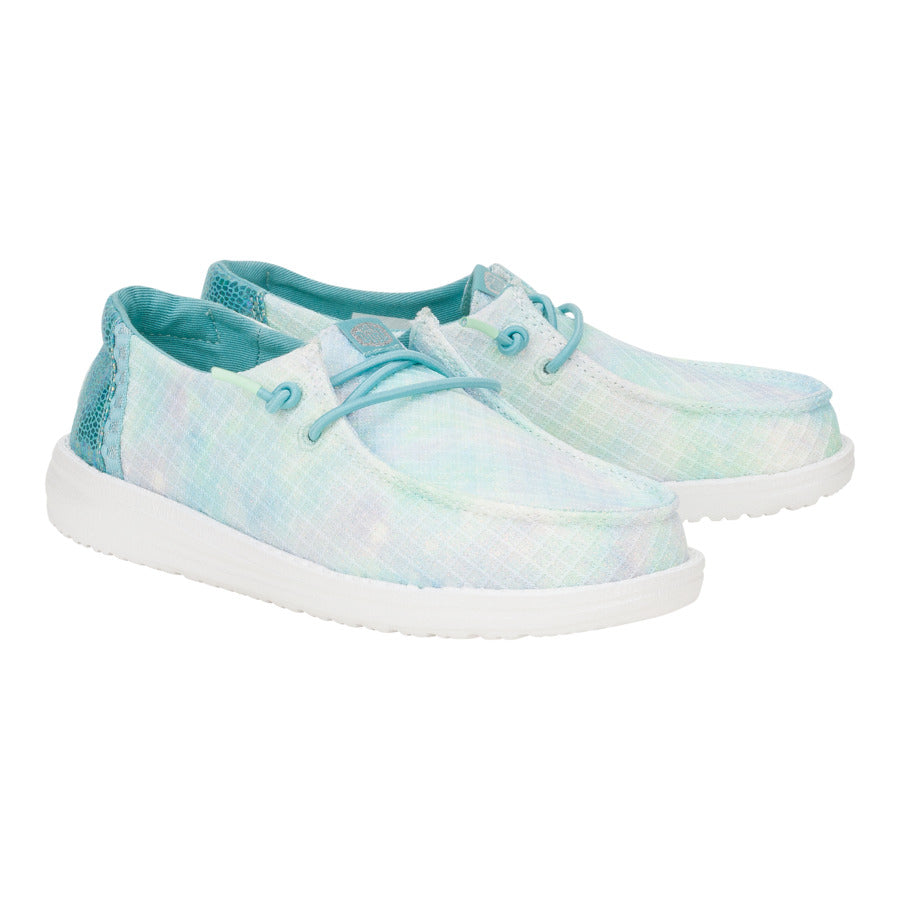 Kids Wendy Youth Mermaid Shimmer - Reef Blue/Multi | HEYDUDE