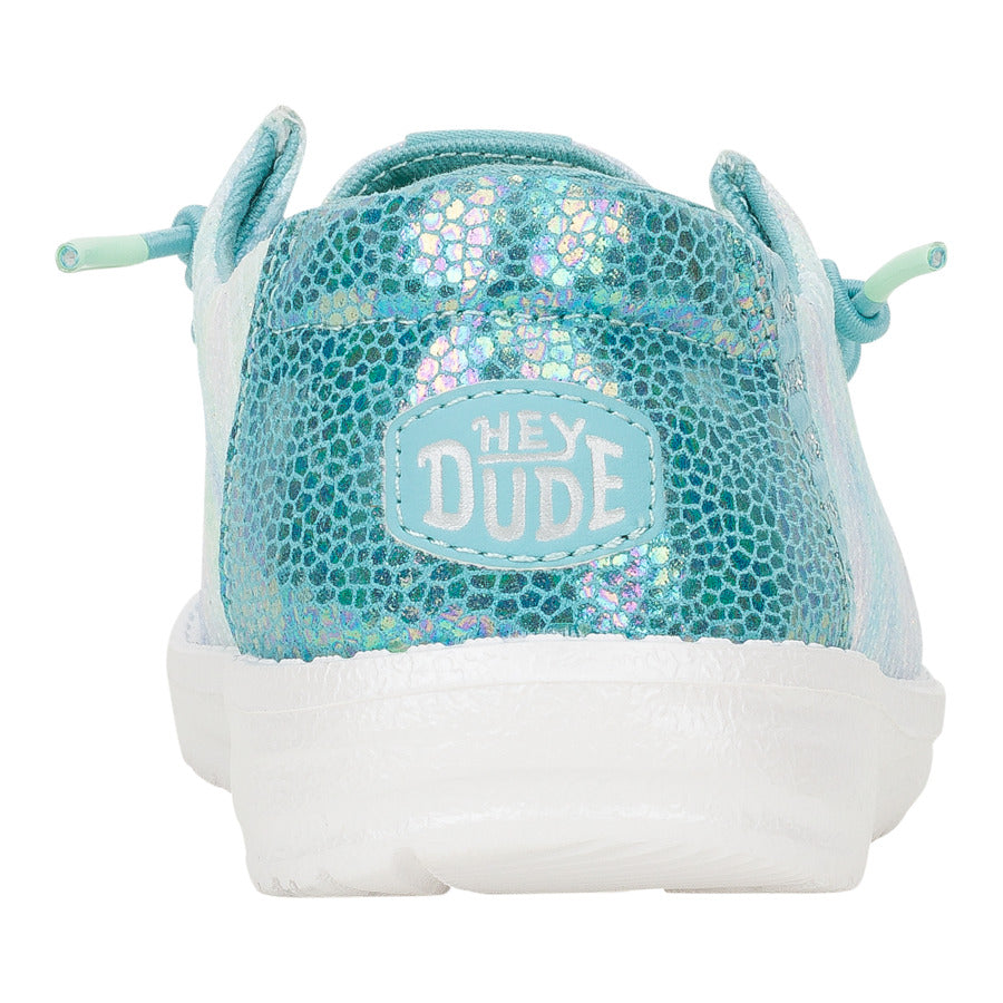 Kids Wendy Youth Mermaid Shimmer - Reef Blue/Multi | HEYDUDE