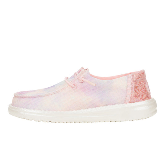 Kids Wendy Youth Mermaid Shimmer - Coral Pink/Multi | HEYDUDE