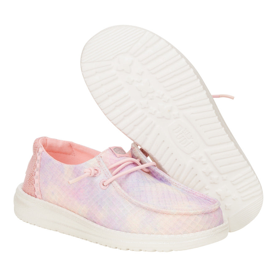 Kids Wendy Youth Mermaid Shimmer - Coral Pink/Multi | HEYDUDE