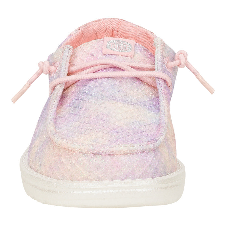 Kids Wendy Youth Mermaid Shimmer - Coral Pink/Multi | HEYDUDE
