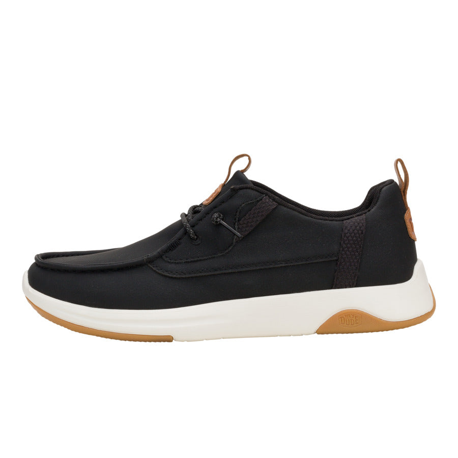 Men Wally Drift Classic - Black/White | HEYDUDE