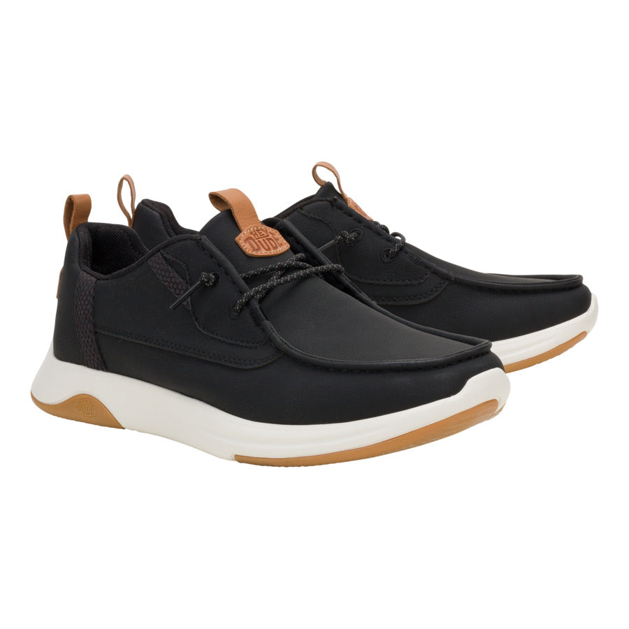 Men Wally Drift Classic - Black/White | HEYDUDE