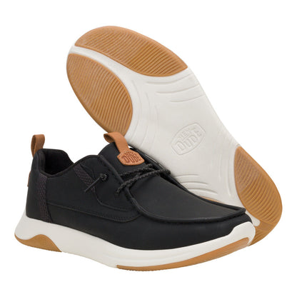 Men Wally Drift Classic - Black/White | HEYDUDE