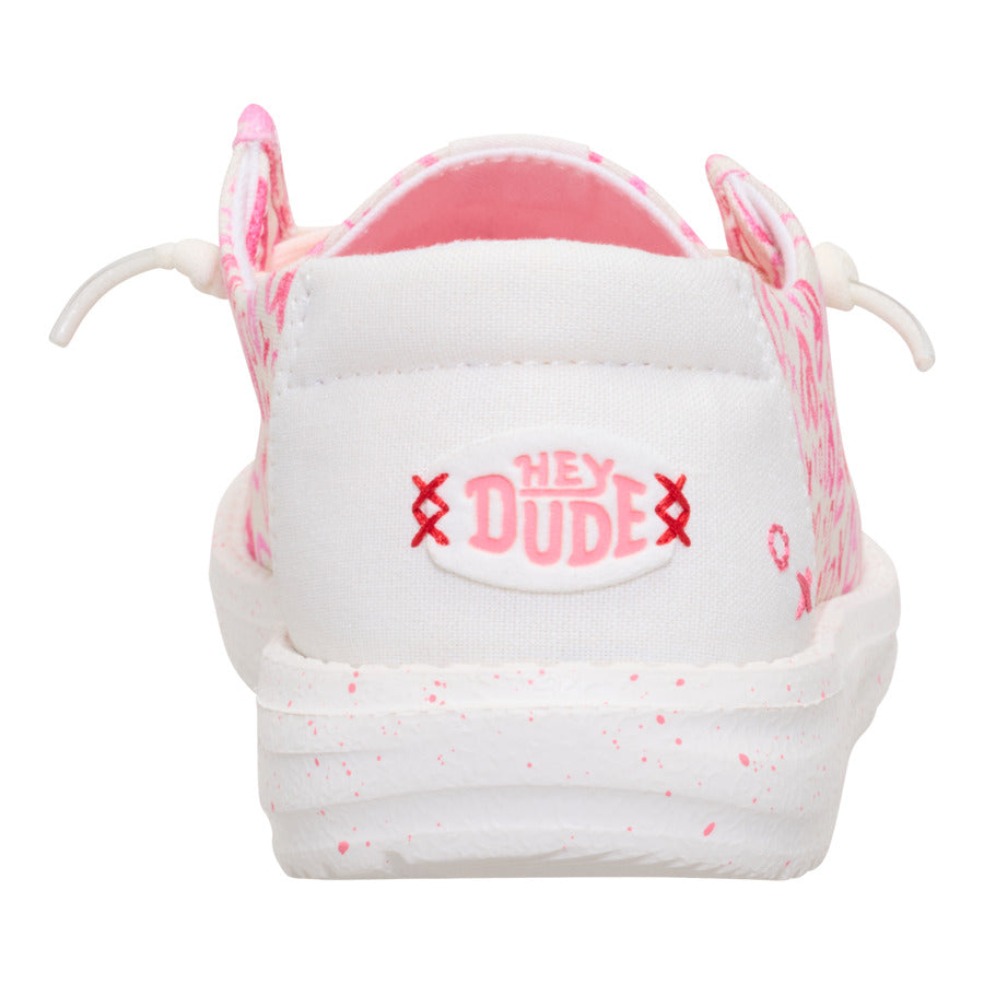 Kids Wendy Youth Galentines Day - Pink/White | HEYDUDE