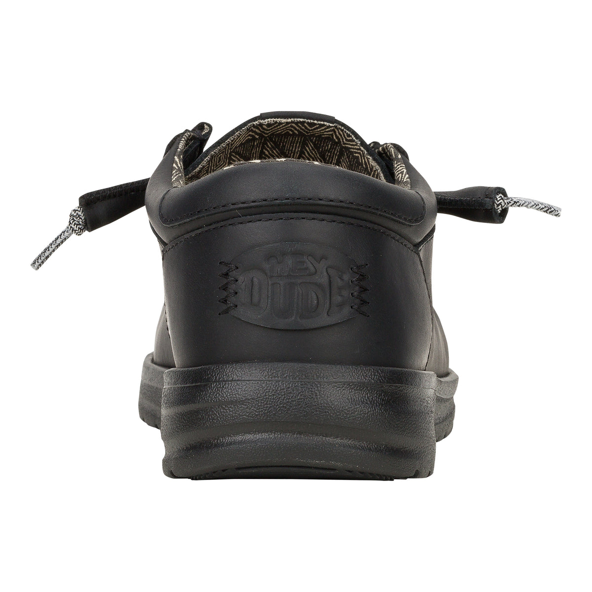 Men Paul Leather - Black | HEYDUDE