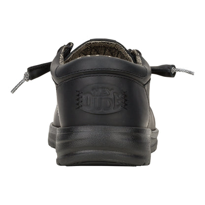 Men Paul Leather - Black | HEYDUDE